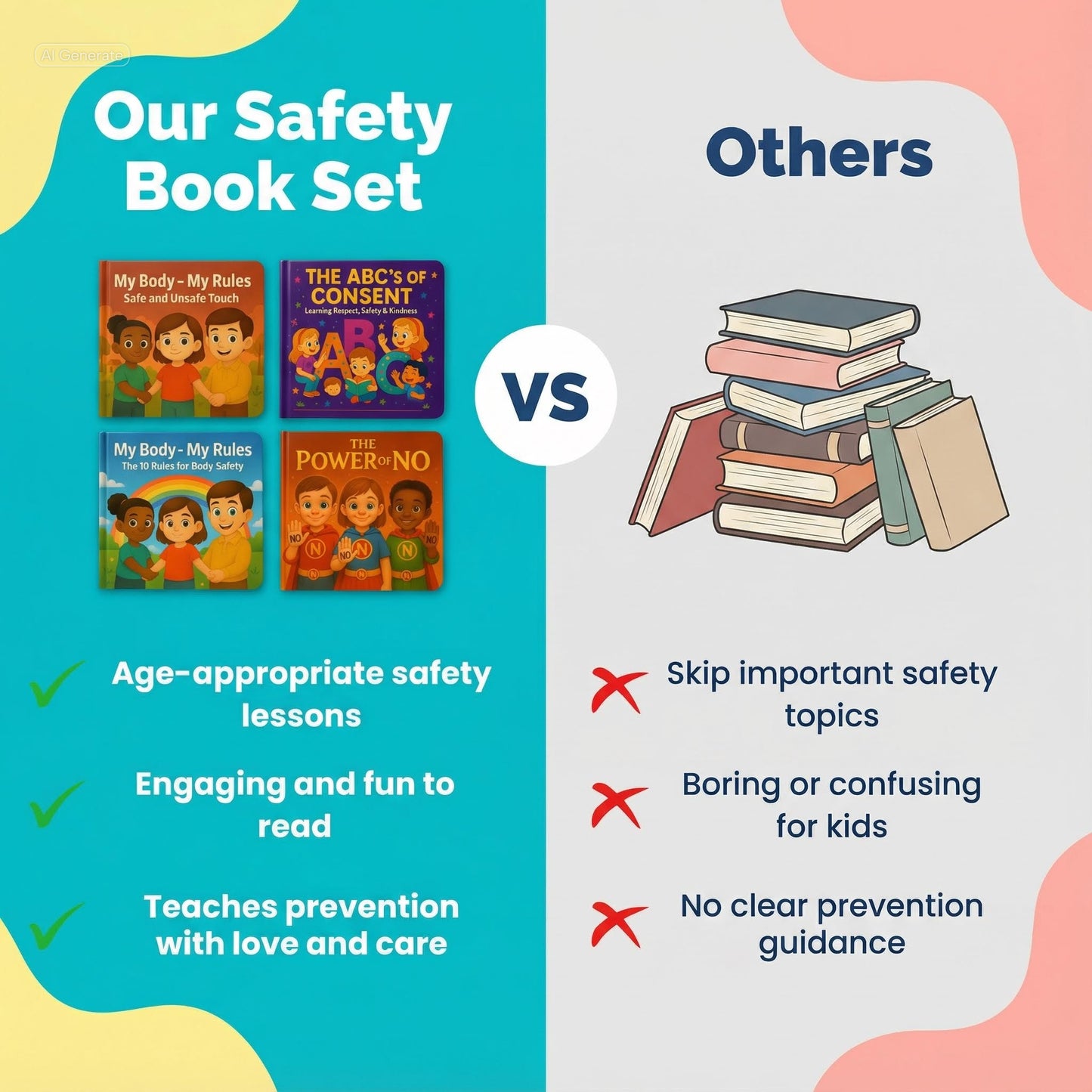 Kids’ Boundaries & Safety Books – Learn Boundaries the Fun Way